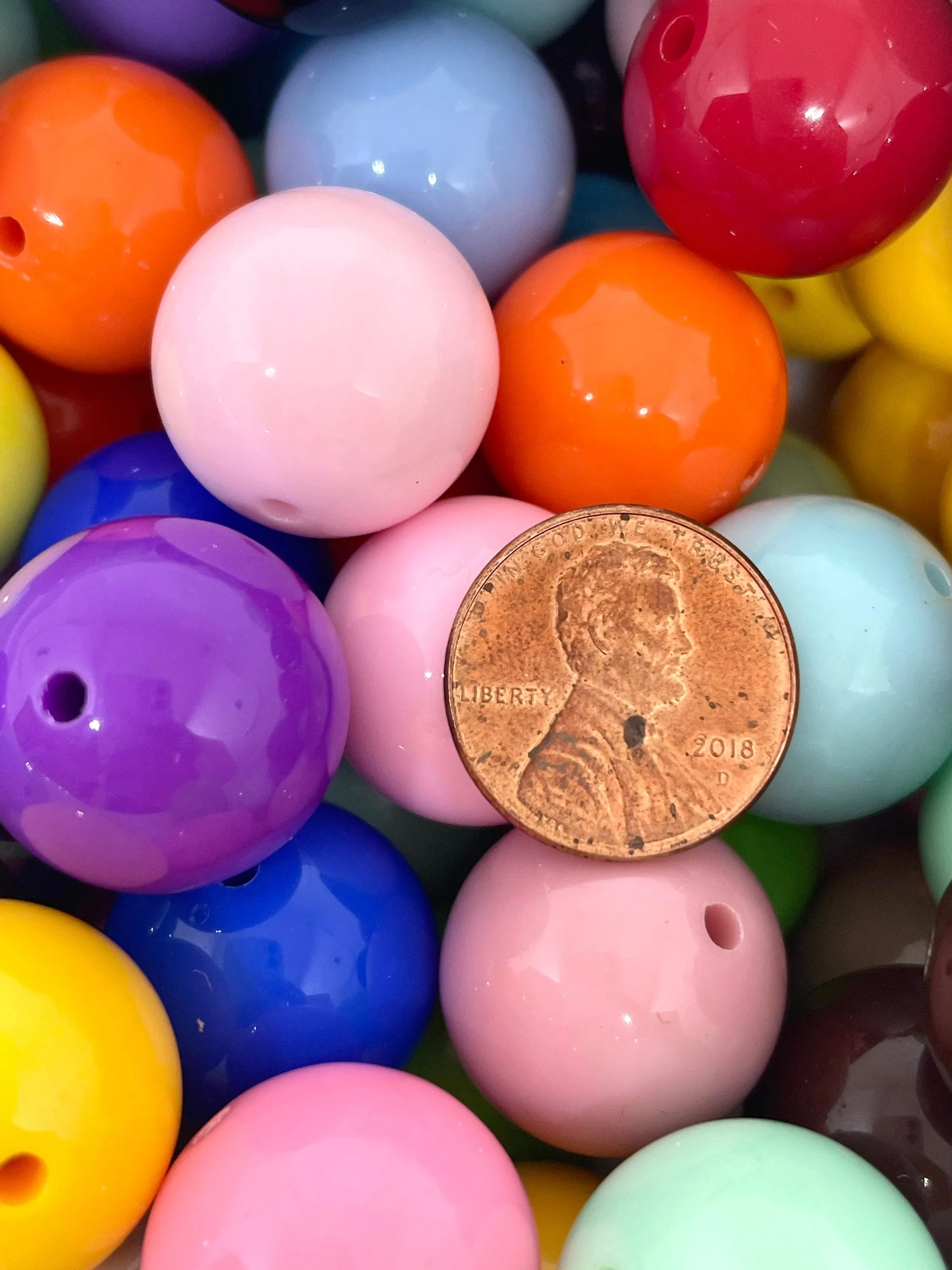 20mm Chunky Bubblegum Bead Set