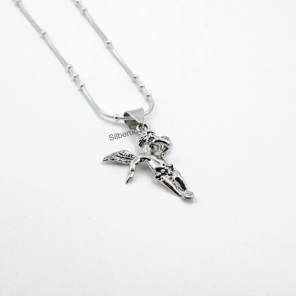 Cupid Silver Pendant