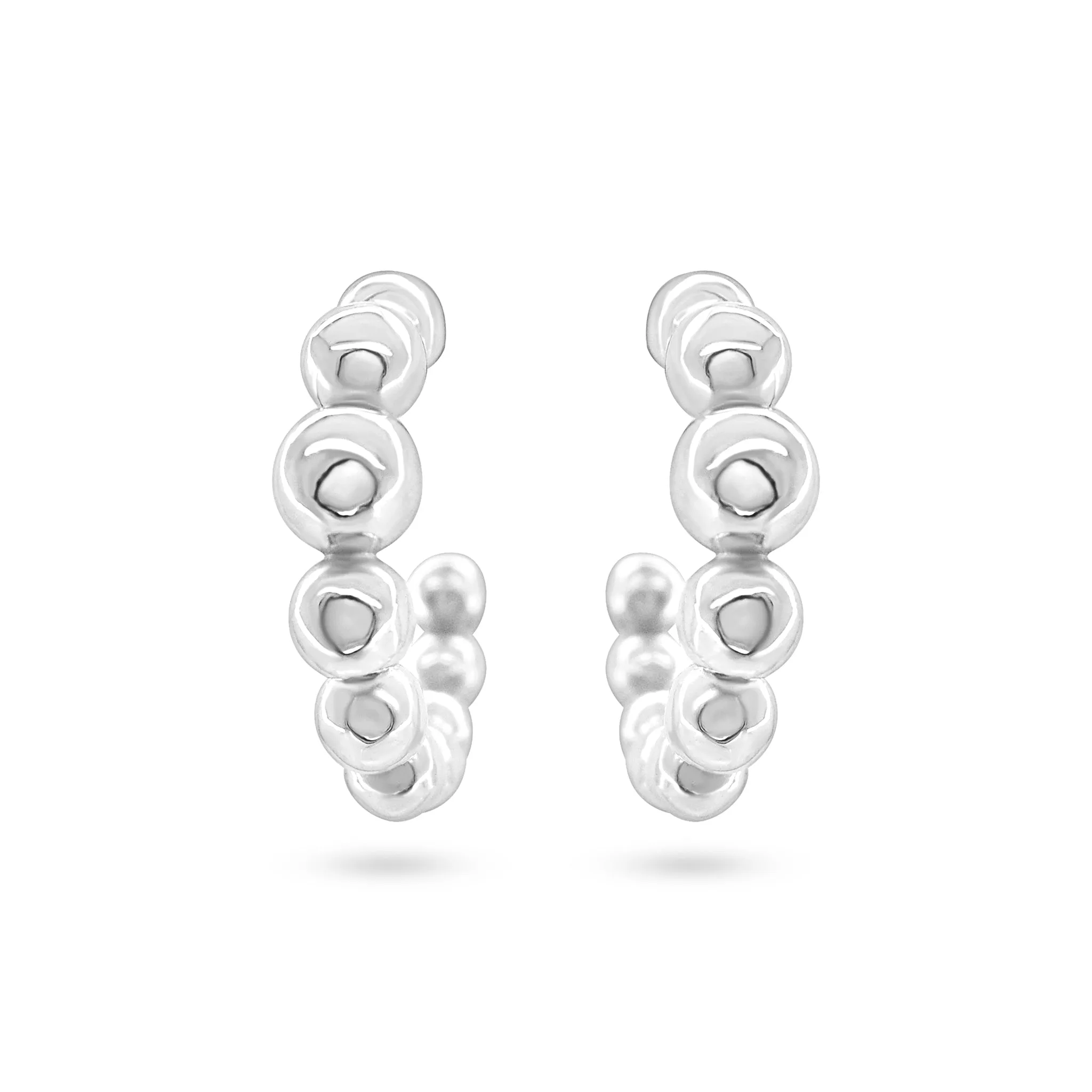 Dazzling Bubble Hoop Earrings