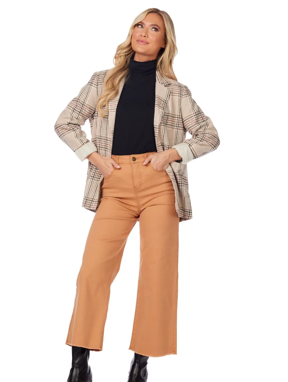 HOUNDSTOOTH BYNES BLAZER BY MUD PIE