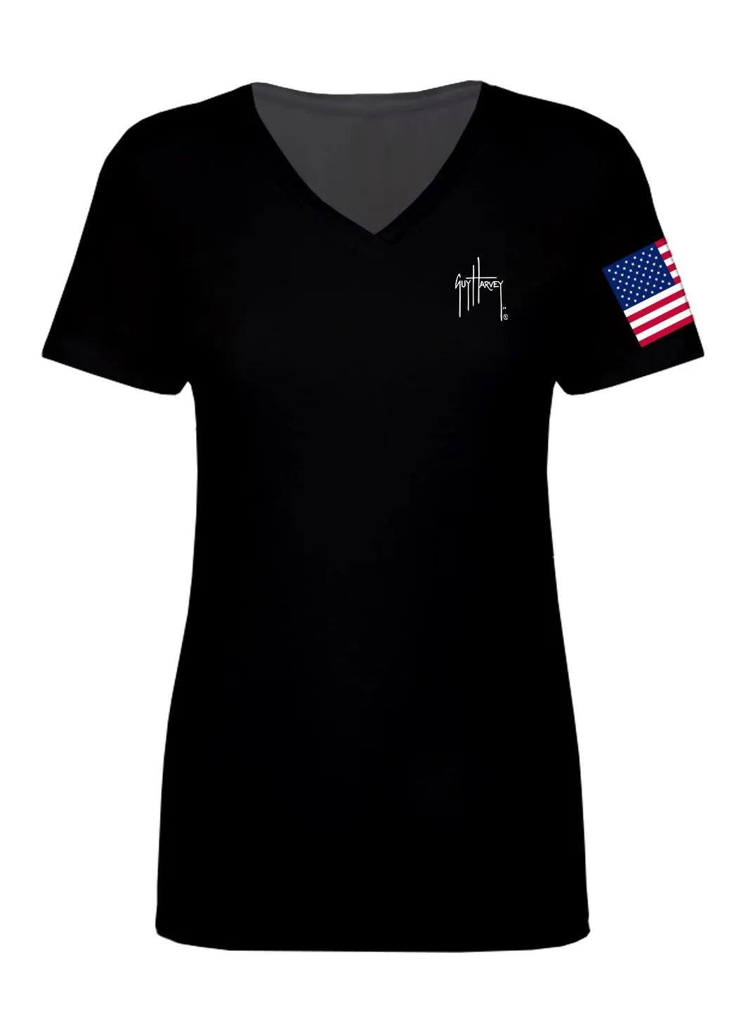 Ladies Veterans Day V-Neck Shirt