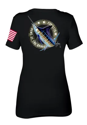 Ladies Veterans Day V-Neck Shirt