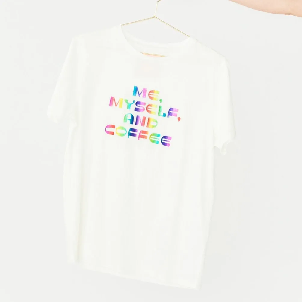 me, myself, and coffee tee