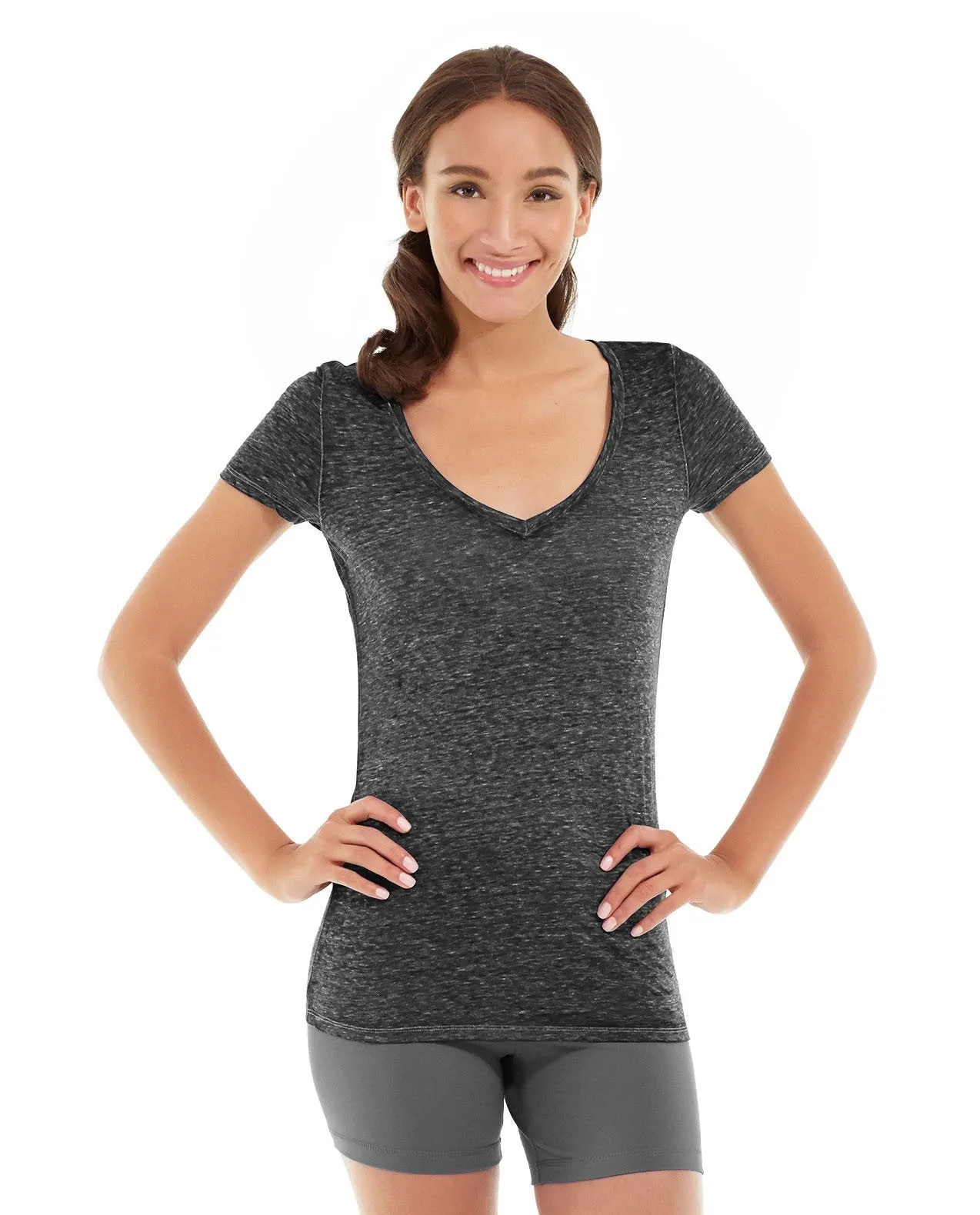 Minerva LumaTech&trade; V-Tee-L-Black