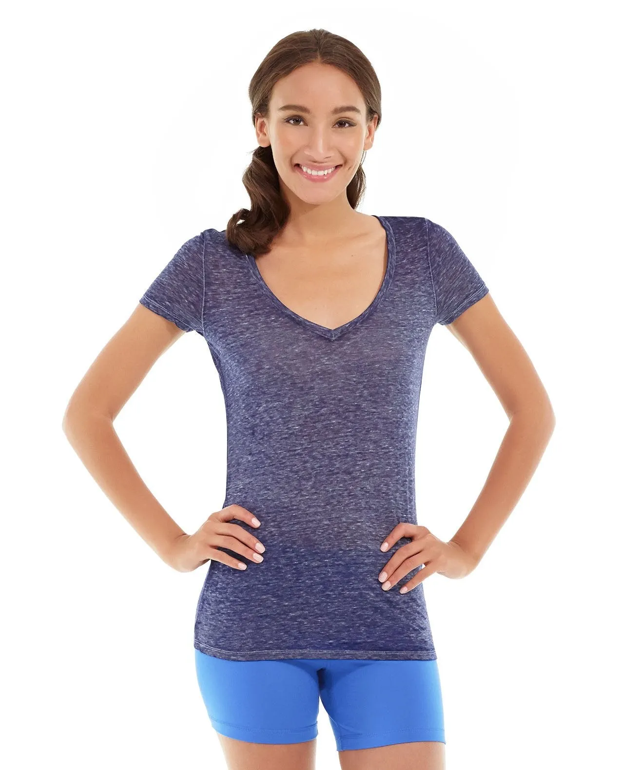 Minerva LumaTech&trade; V-Tee-L-Blue