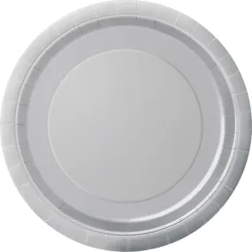 Paper Plates 9" - Silver