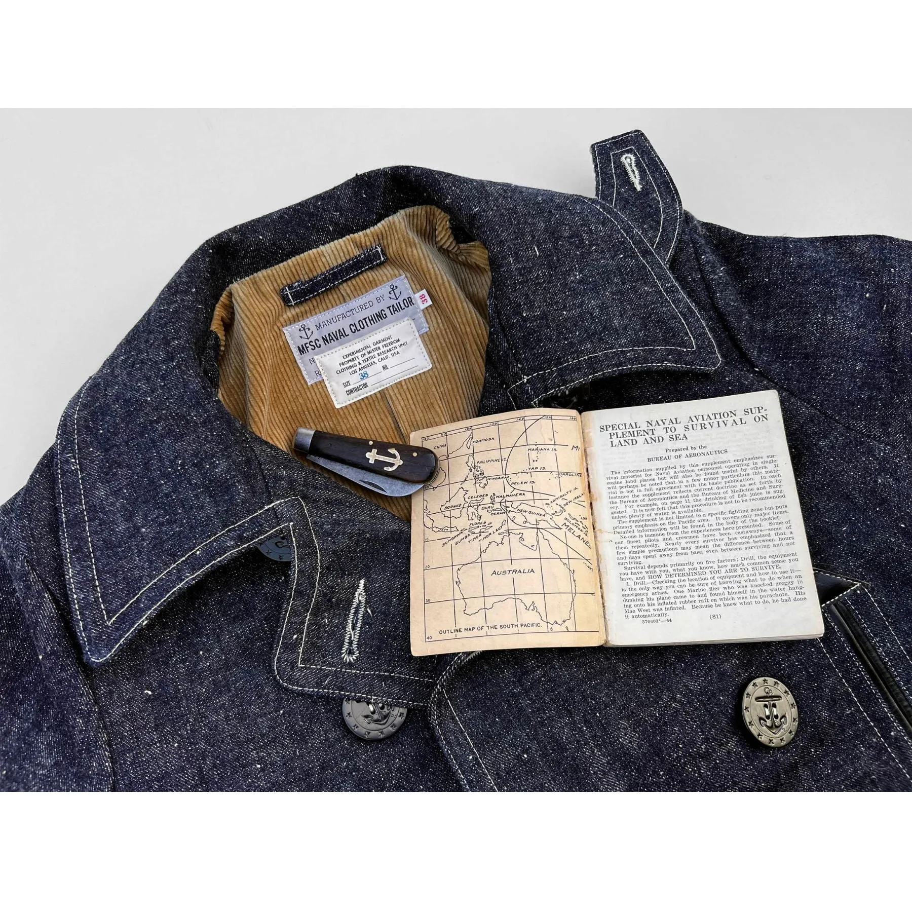 Peacoat - "Okinawa" Denim