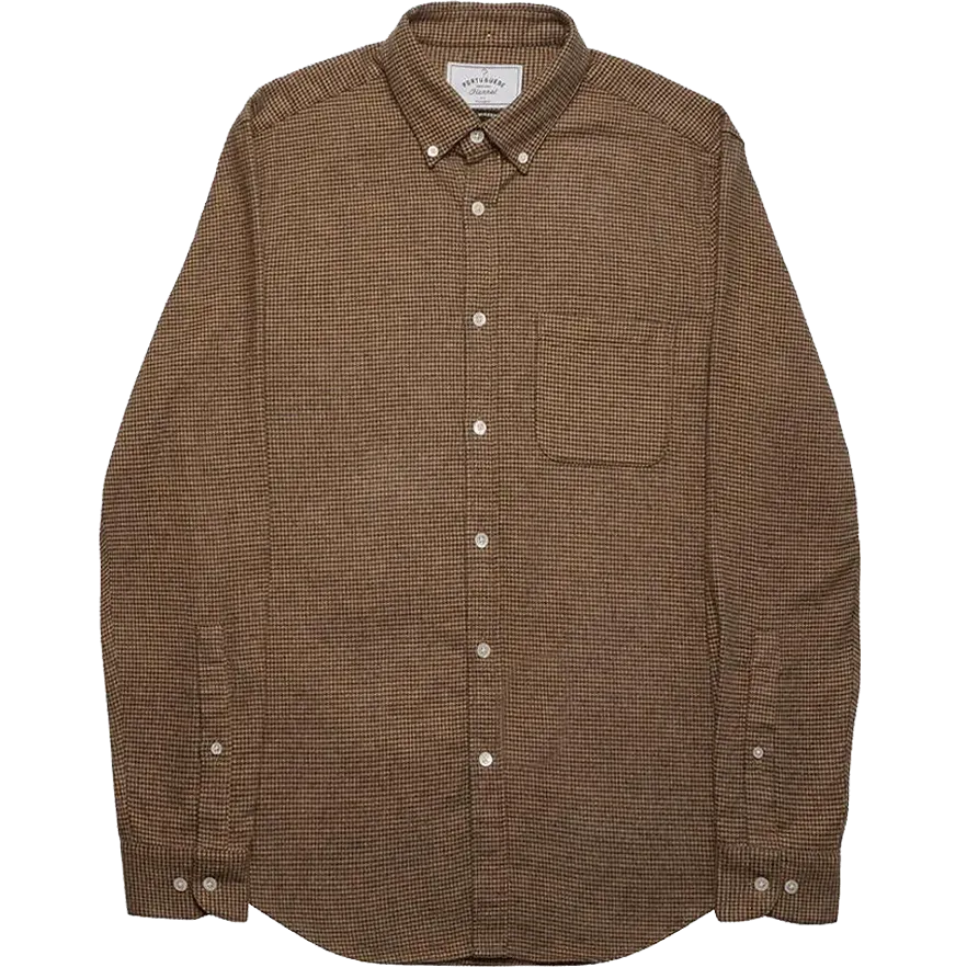 Pied Poule Flannel - Brown