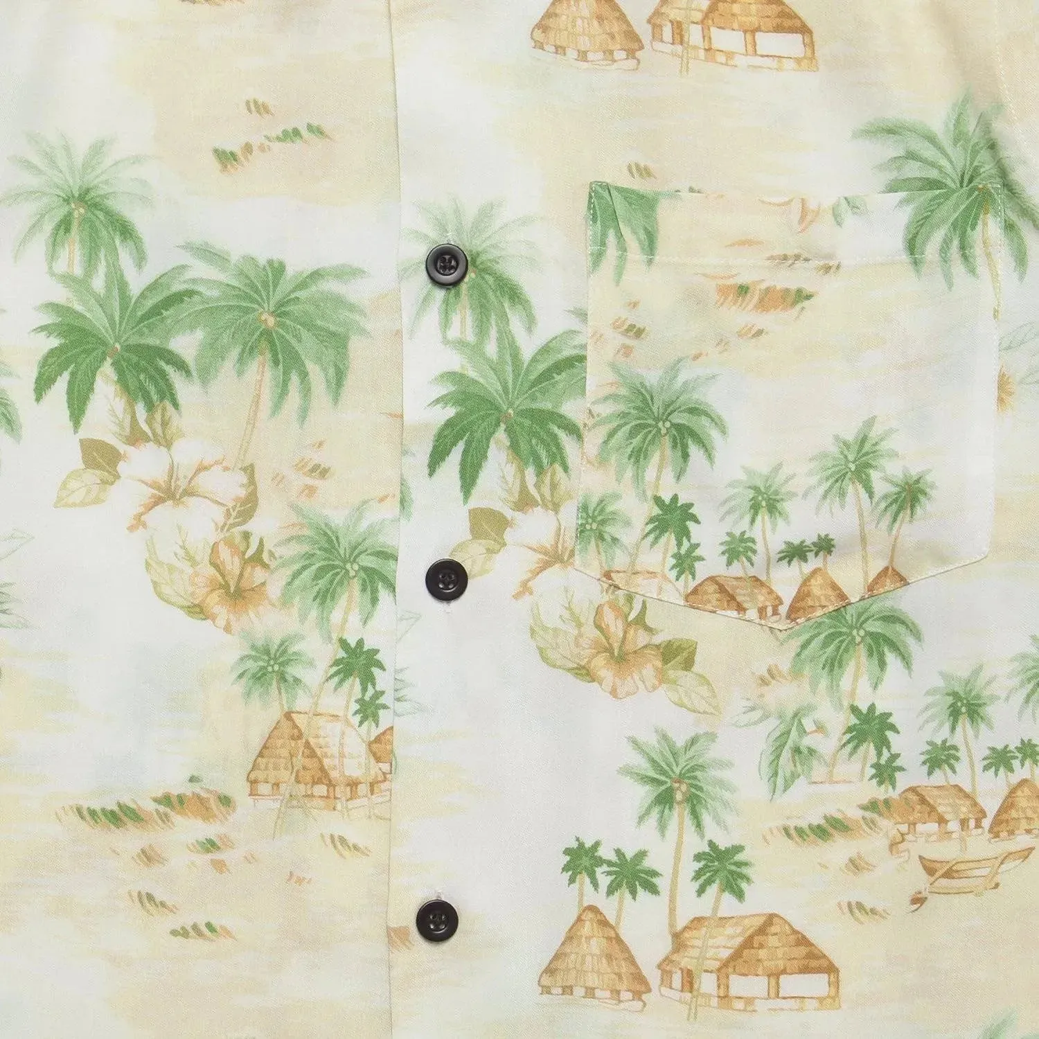 Polinésia Spread Collar - Palm Print
