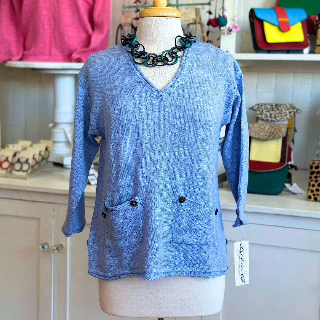 Raglan 2 Pocket Sweater