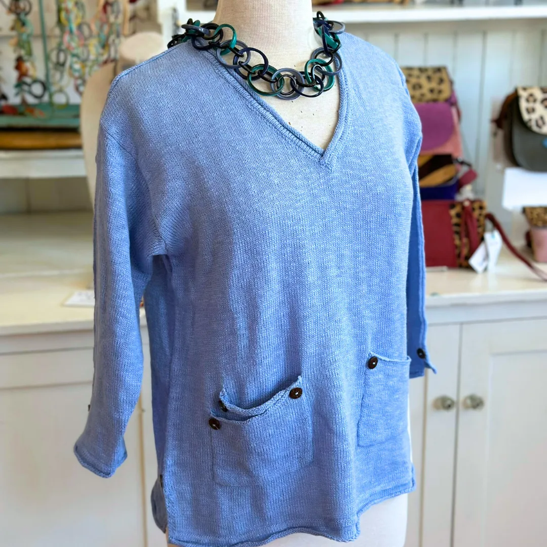 Raglan 2 Pocket Sweater