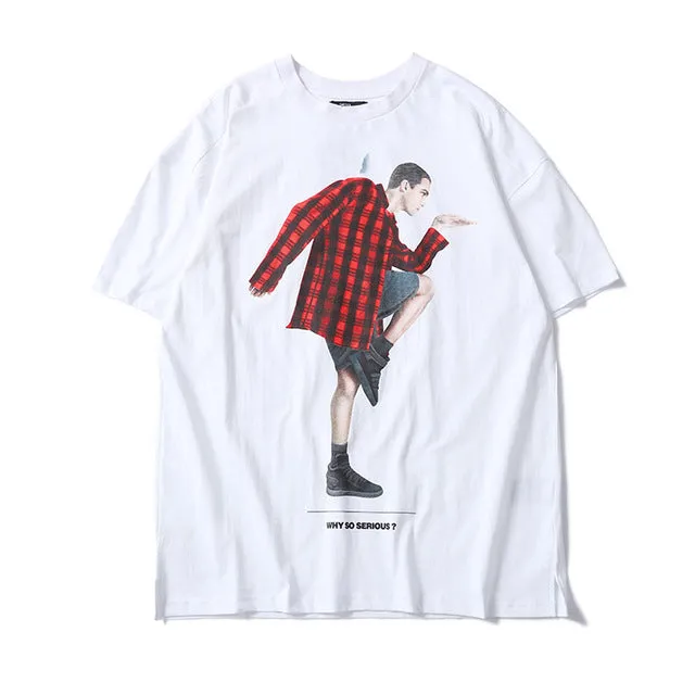 Why So Serious? Short Sleeve Oversized T-Shirt