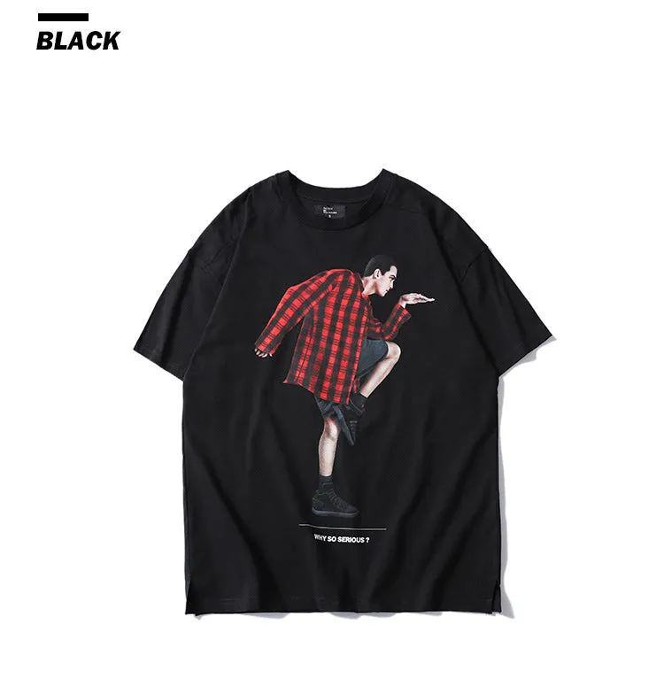 Why So Serious? Short Sleeve Oversized T-Shirt