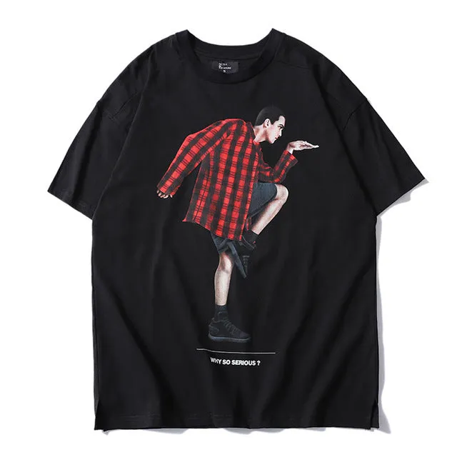 Why So Serious? Short Sleeve Oversized T-Shirt